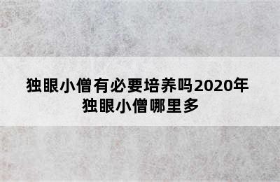 独眼小僧有必要培养吗2020年 独眼小僧哪里多